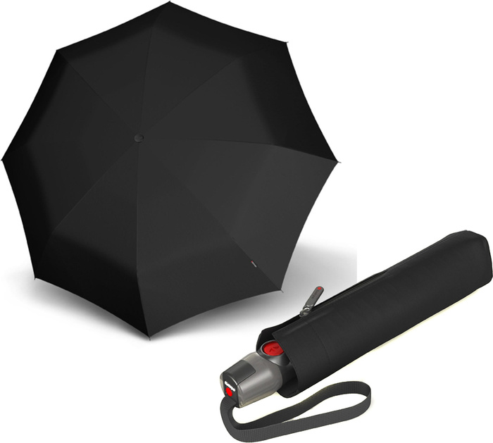 Parapluie Automatique Knirps RE³ Duomatic - Noir, Compact Et Résistant à L'eau
