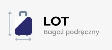 Zasady w samolotach LOT – wymiary i waga bagażu podręcznego i rejestrowanego