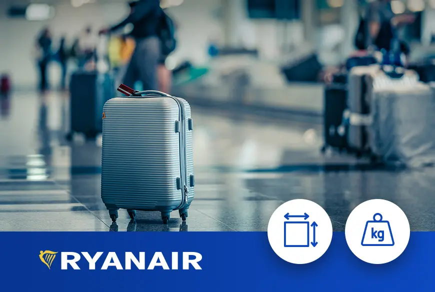 Wymiary walizek do samolotu Ryanair