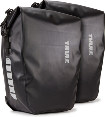 Dwie sakwy rowerowe Thule Shield 25L Black