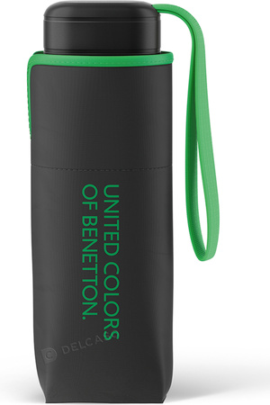 Parasol kieszonkowy Benetton Ultra Mini czarny