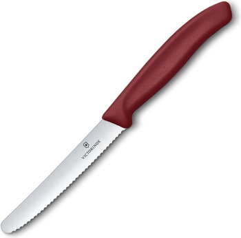 Nóż stołowy i do warzyw Pikutek Swiss Classic Victorinox 22 cm Red