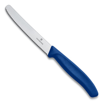 Nóż stołowy i do warzyw Pikutek Swiss Classic Victorinox 22 cm Granatowy