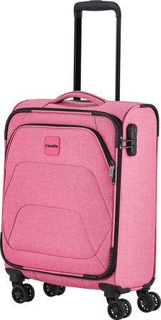 Walizka kabinowa Travelite Adria 55 cm - różowa
