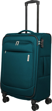 Walizka średnia Travelite Priego 66 cm Petrol