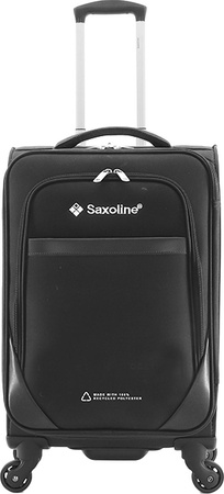 Walizka kabinowa Saxoline Soft 55 cm Black