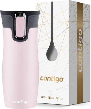 Kubek termiczny Contigo West Loop 2.0 470 ml Millenial Pink + Pudełko