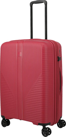 Walizka średnia Travelite Air Stripe 66 cm Red