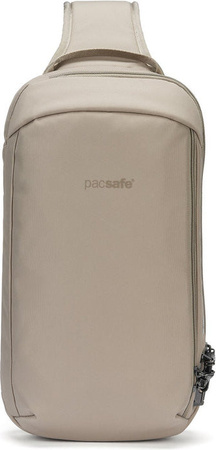 Plecak na jedno ramię antykradzieżowy Pacsafe V 10L Beżowy