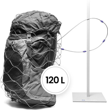 Siatka na plecak do zabezpieczenia bagażu Pacsafe 120l (L)
