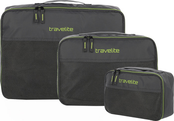 Zestaw 3 x Organizer podróżny Travelite ACC antracyt