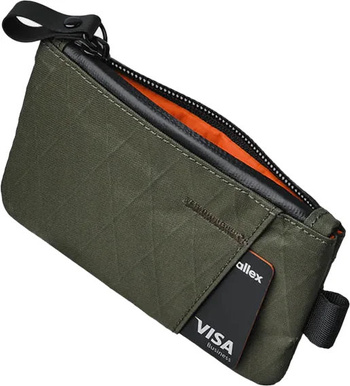 Portfel saszetka Alpaka Zip Cardholder - Dark Green