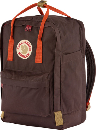Plecak miejski Fjallraven Koncept 18L Black Oak / Rowan Red