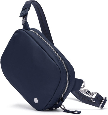 Torebka / Saszetka biodrowa antykradzieżowa 2W1 Pacsafe W 2L Navy