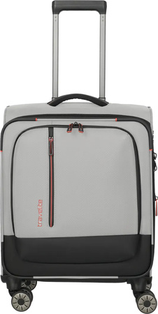 Walizka kabinowa poszerzana Travelite CrossLite 55 cm White Sand