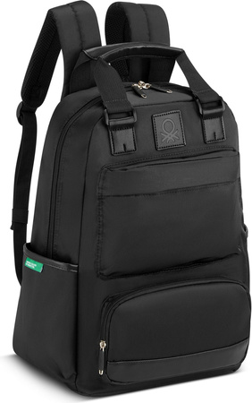 Plecak Miejski na laptopa 15,6" Delsey Benetton Color Block czarny