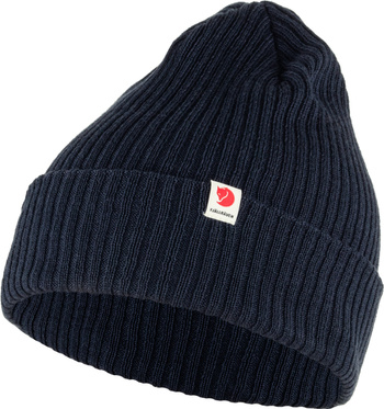 Czapka dzianinowa Fjallraven Rib Hat - dark navy