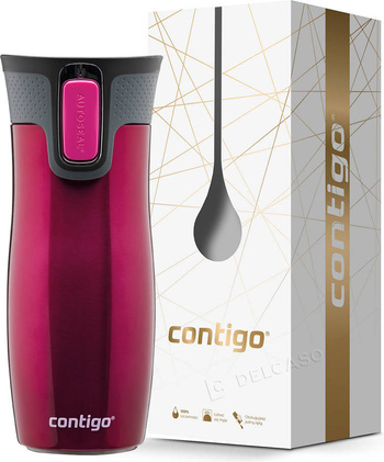 Kubek termiczny Contigo West Loop 2.0 470 ml Raspberry + Pudełko