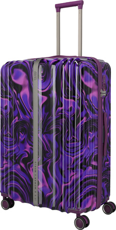 Walizka duża Travelite Lascana 76 cm Purple Swirl