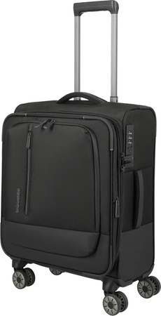 Walizka kabinowa poszerzana Travelite CrossLite 55 cm Black