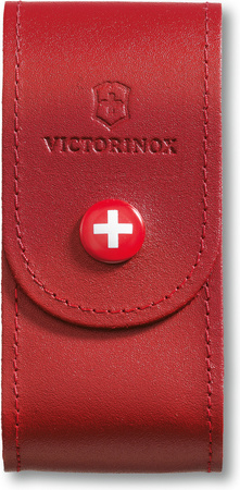 Skórzane etui na scyzoryk 91 mm Victorinox 4.0521.1 czerwone