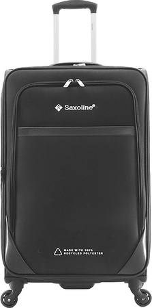 Střední kufr Saxoline Soft 69 cm Black