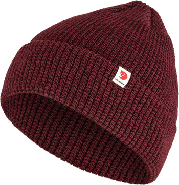 Czapka dzianinowa Fjallraven Tab Hat - Dark garnet