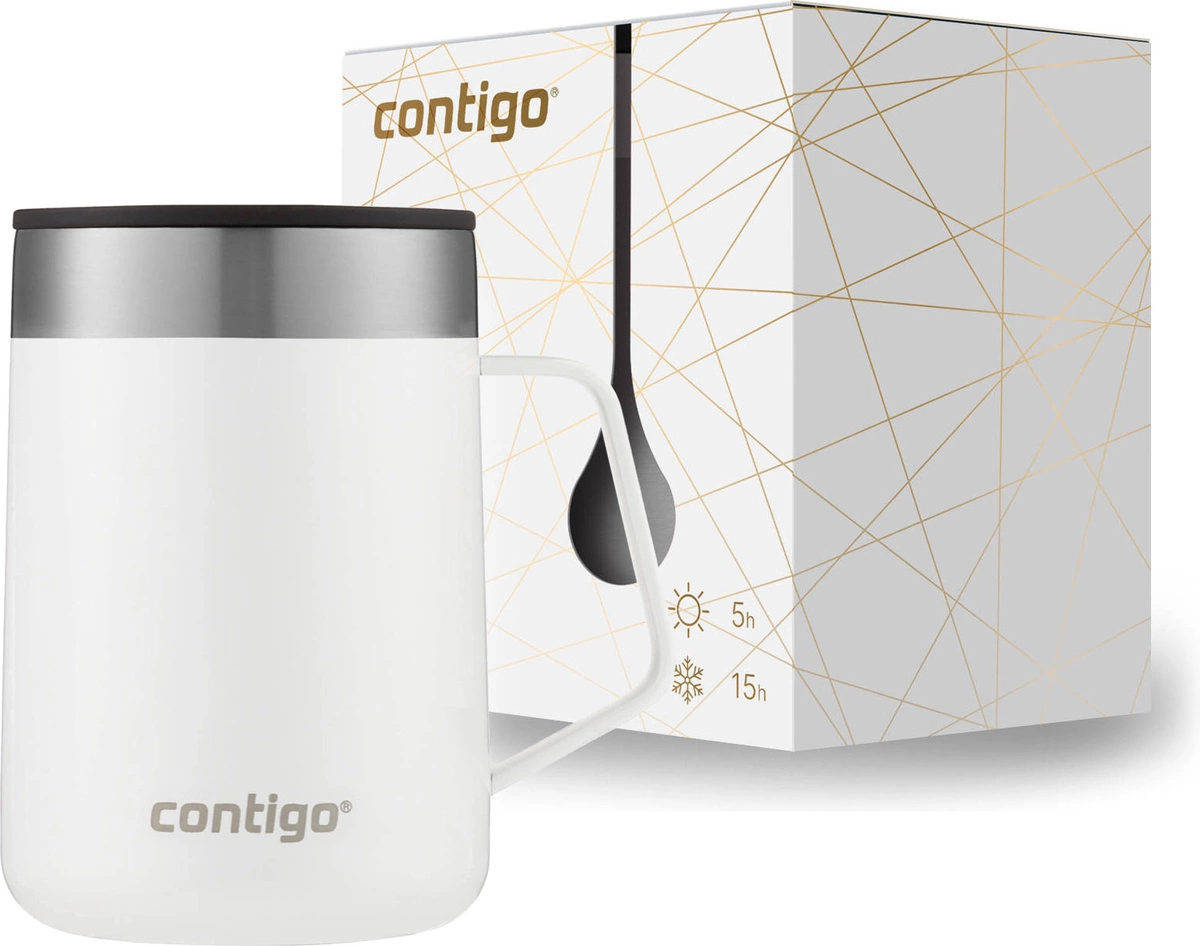 Kubek termiczny z uchwytem Contigo Streeterville 420 ml Salt +