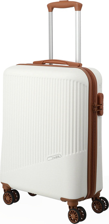 Walizka kabinowa Travelite Bali 55 cm biała