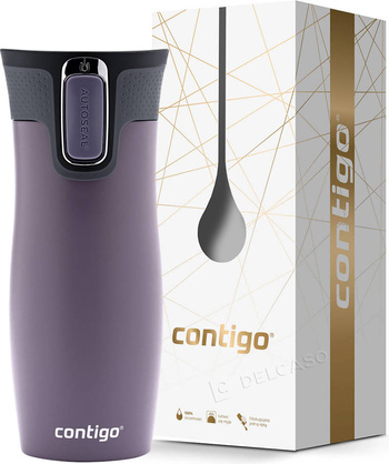 Kubek termiczny Contigo West Loop 2.0 470 ml Dark Plum + Pudełko