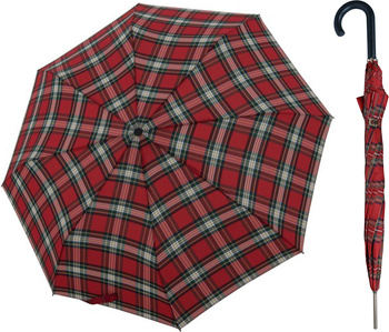 Parasol długi Doppler Carbonsteel Long AC Stick Karo Red