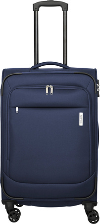 Walizka średnia Travelite Priego 66 cm Navy