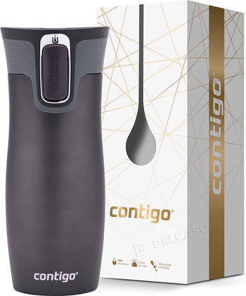 Kubek termiczny Contigo West Loop 2.0 470 ml grafitowy mat + Pudełko