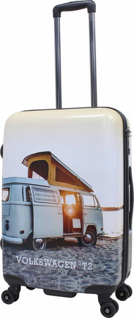 Walizka średnia Volkswagen BUS T2 67 cm Wielokolorowa