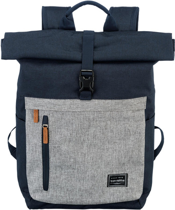 Plecak rolowany Travelite Basics Granatowy