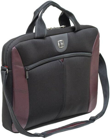 Wenger, Sherpa 16" Laptop Slimcase Sleeve, Burgundy
