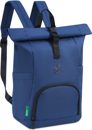 Plecak miejski na laptopa 15,6" Delsey Benetton BE niebieski