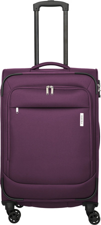 Walizka średnia Travelite Priego 66 cm Berry