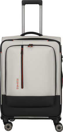 Walizka średnia Travelite CrossLite 5.0 4K 66 cm Szary