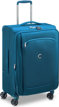 Walizka średnia poszerzana Delsey Montmartre Air 2.0 68 cm Niebieska