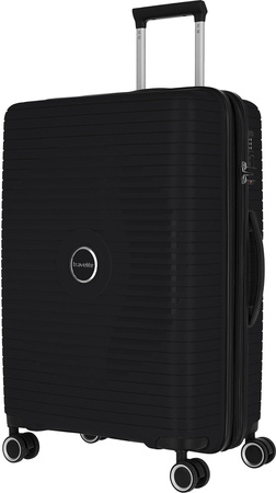 Walizka średnia Travelite Orbita 67 cm Czarna