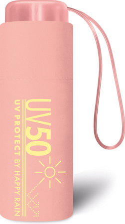 Parasol Manualny Happy Rain Ultra Mini Flat UV Protect Flamingo 45305