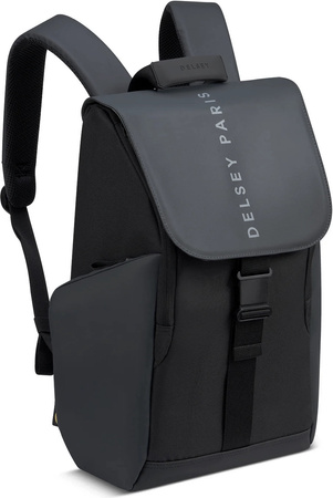 Plecak antykradzieżowy Delsey Securflap 21L Schwarz