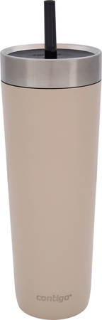 Kubek termiczny ze słomką Contigo Luxe Tumbler 720ml - Brown Sugar