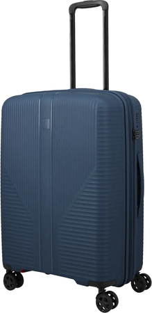 Walizka średnia Travelite Air Stripe 66 cm Navy