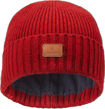 Czapka zimowa Victorinox Brand Collection Beanie Deluxe Red
