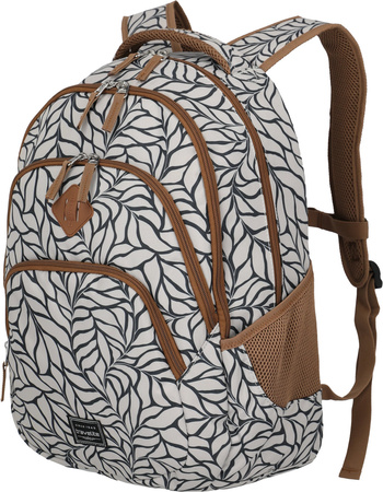 Plecak sportowy Travelite Basics Print cream white