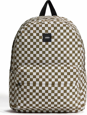 Plecak młodzieżowy Vans Old Skool Check - Olive brown