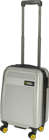 Walizka kabinowa National Geographic Aerodrome 54 cm Srebrna