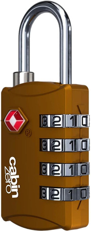Kłódka szyfrowa do bagażu CabinZero TSA Travel Lock Orange Chill